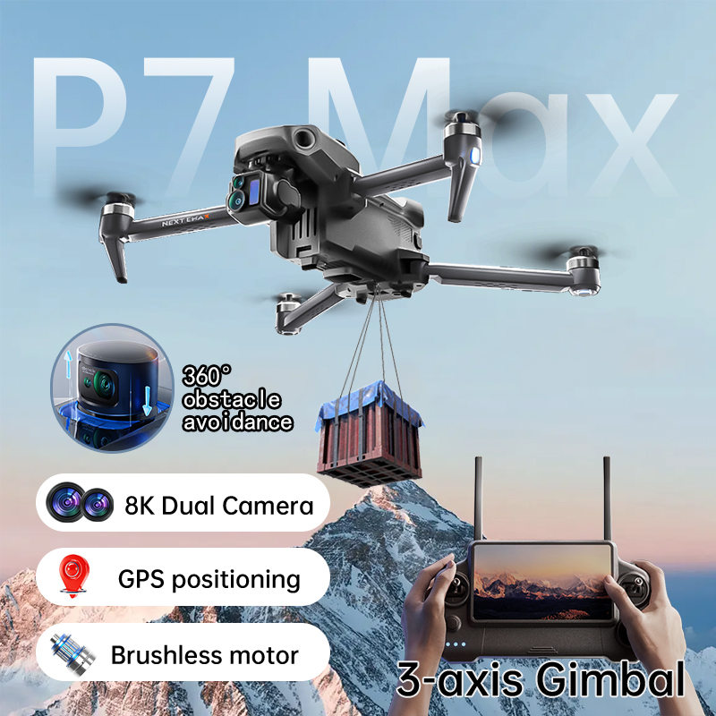 Drone Photogrammetry - NEW P7 Max Drone 8K Camera