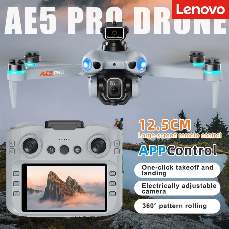 Drone Photogrammetry - Lenovo 2026 NEW AE5 Drone 4K