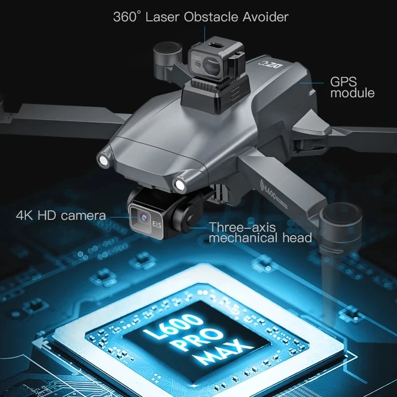 L600 PRO MAX GPS Drone Profess - огляд і ціна Drone Surveying